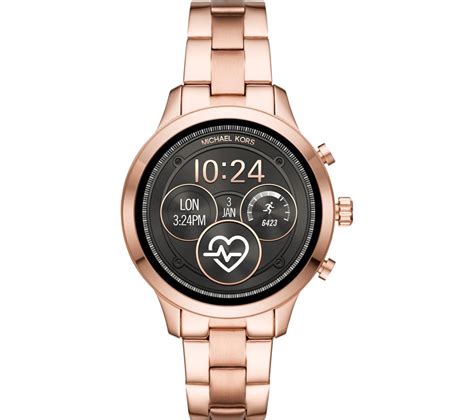 michael kors runway access rose gold|mk runway smartwatch.